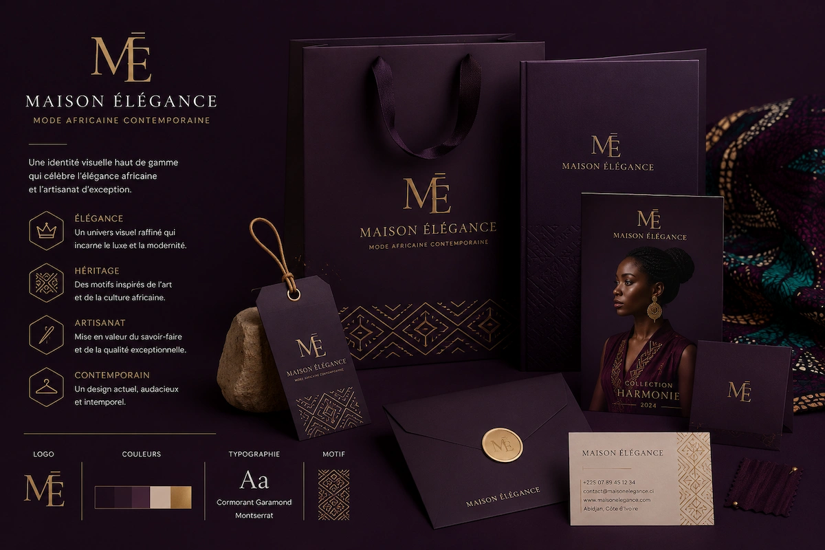 Maison Élégance — Identité Visuelle